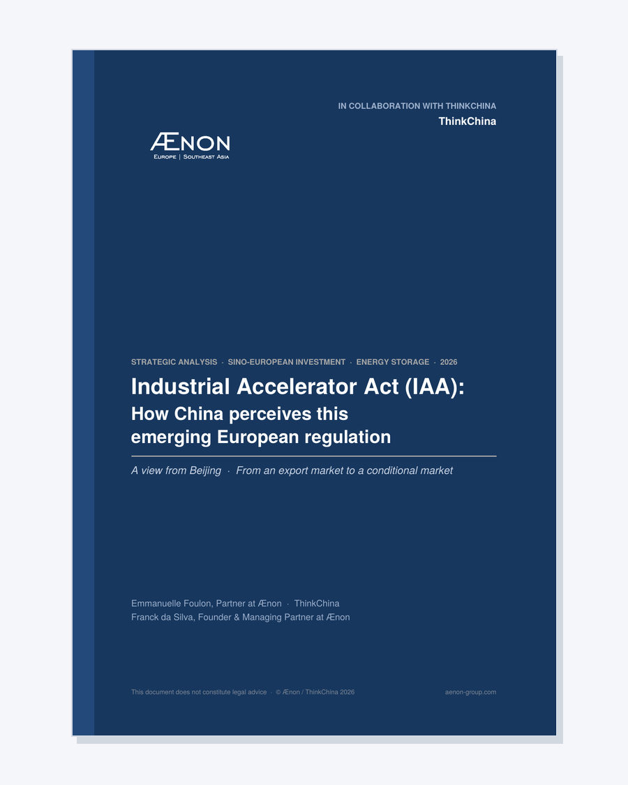 IAA: How China perceives this emerging European regulation